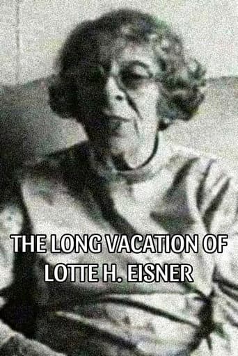 The Long Vacation of Lotte H. Eisner poster