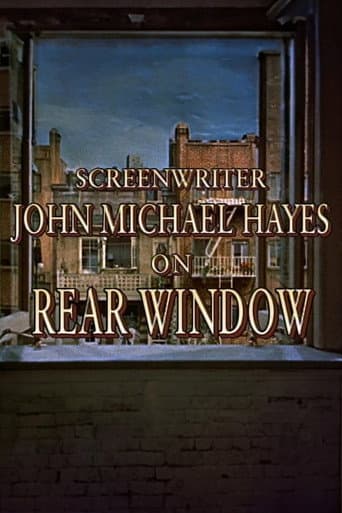 Screenwriter John Michael Hayes on 'Rear Window' poster