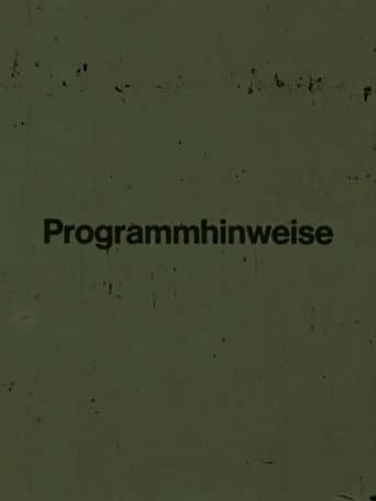 Programmhinweise poster