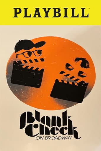Blank Check on Broadway poster
