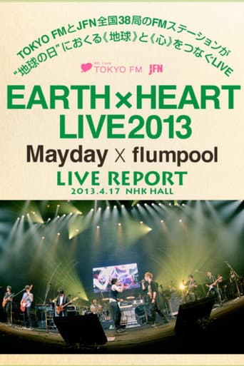 五月天 × flumpool：EARTH × HEART LIVE 2013 poster