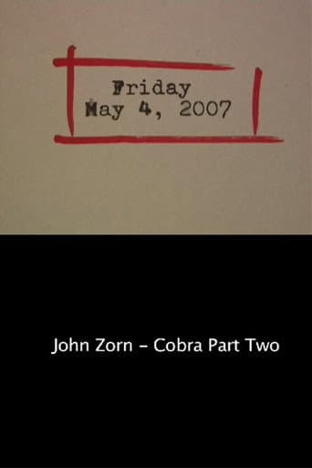 Friday May 4, 2007: John Zorn – Cobra Part Two poster