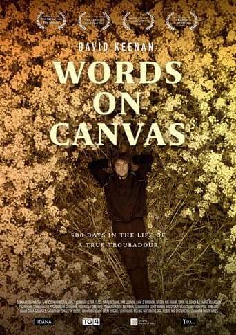 David Keenan - Words on Canvas poster