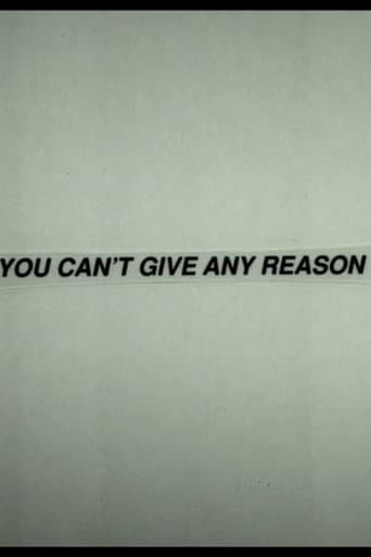 You Can't Give Any Reason poster
