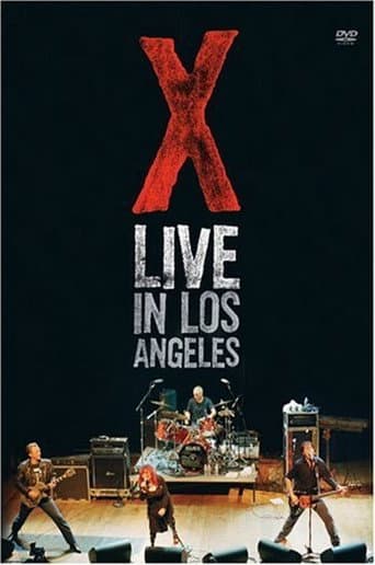 X: Live in Los Angeles poster