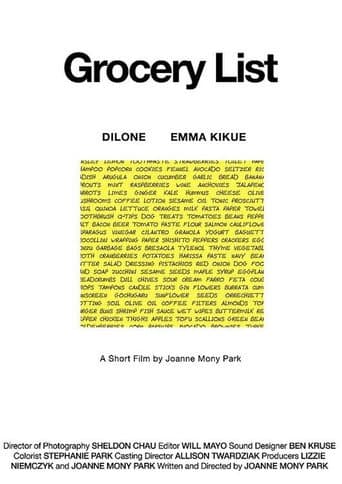 Grocery List poster