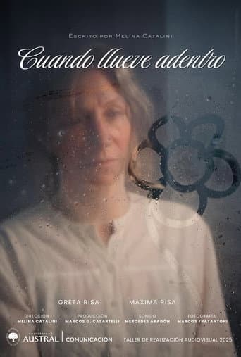 Cuando llueve adentro poster