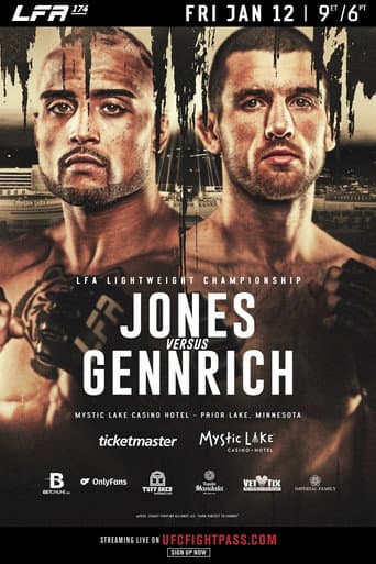 LFA 174: Jones vs. Gennrich poster
