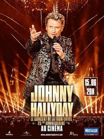 Johnny Hallyday - Le Concert de la Tour Eiffel - 25ème anniversaire poster