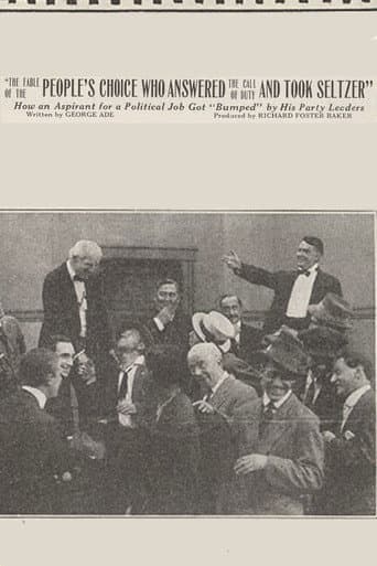 The Fable of the 'People's Choice Who Answered the Call of Duty and Took Seltzer' poster