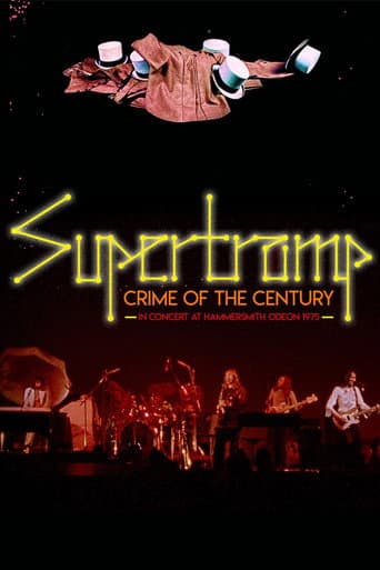 Supertramp: Crime of the Century in Concert at Hammersmith Odeon 1975 poster