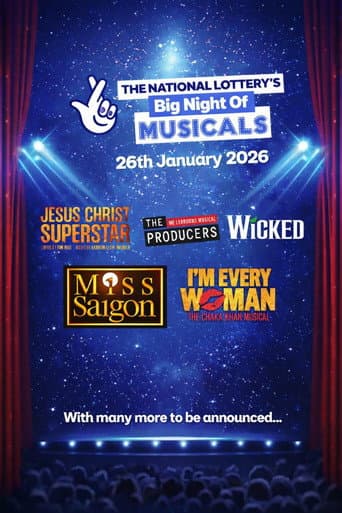 Big Night of Musicals 2026 by the National Lottery poster
