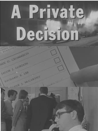 A Private Decision poster