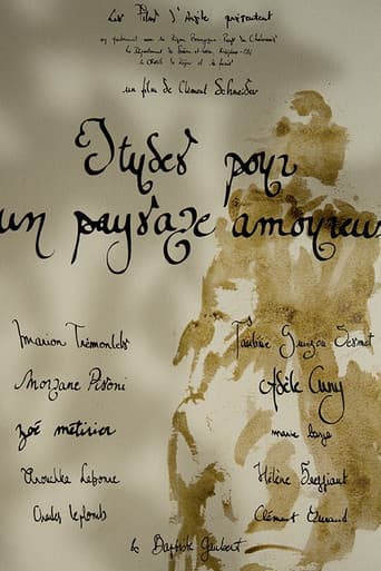 Etudes pour un paysage amoureux poster