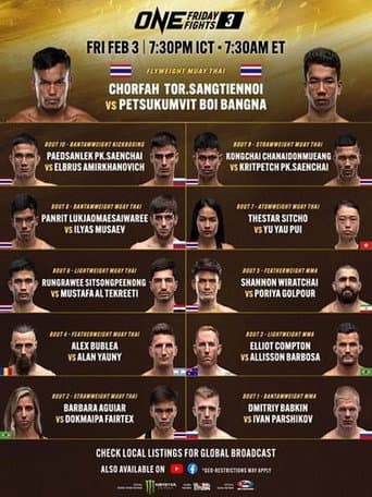 ONE Friday Fights 3: Chorfah vs. Petsukumvit poster