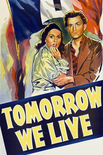 Tomorrow We Live poster