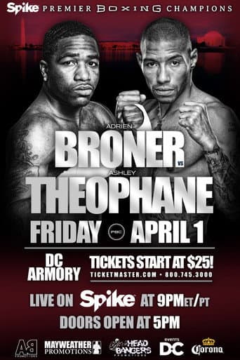 Adrien Broner vs. Ashley Theophane poster