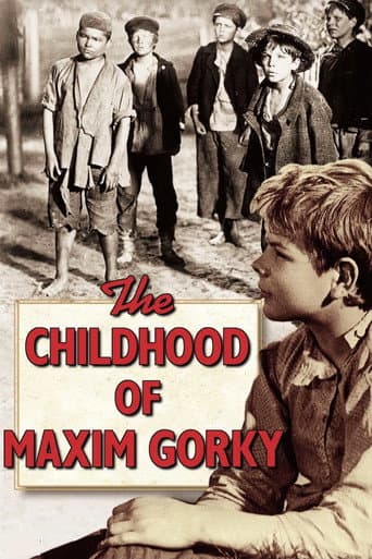 The Childhood of Maxim Gorky poster