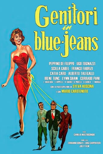 Genitori in blue-jeans poster