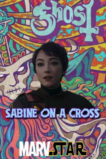 Sabine on a Cross poster