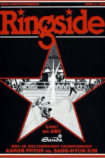 Aaron Pryor vs. Sang Hyun Kim poster