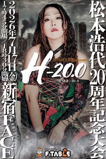 Hiroyo Matsumoto 20th Anniversary Show "H-20.0" poster