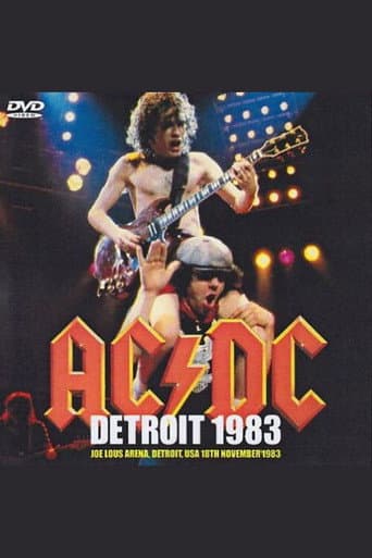 AC/DC Joe Louis Arena Detroit USA November 18 1983 poster