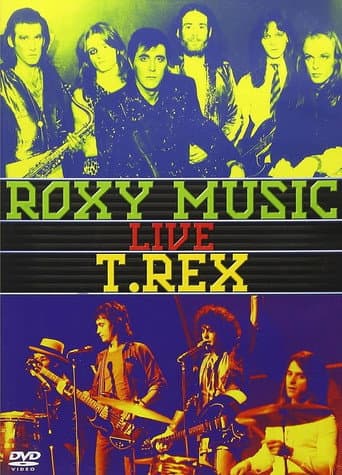 Roxy Music Live T. Rex poster