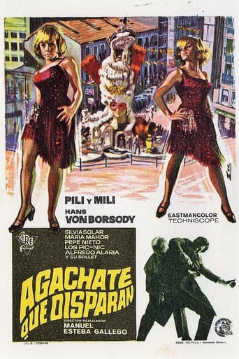 Agáchate, que disparan poster