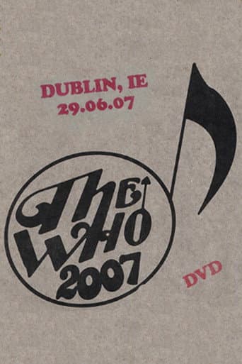 The Who: Dublin 6/29/2007 poster