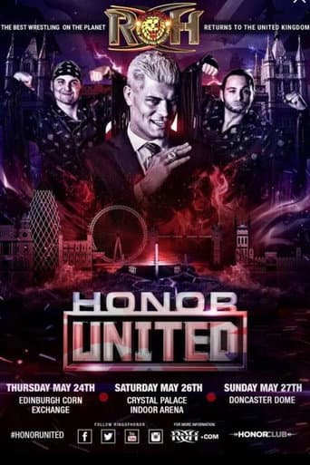 ROH Honor United: Edinburgh poster