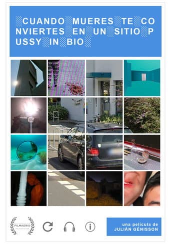 When you die you become a place Pussy in Bio poster