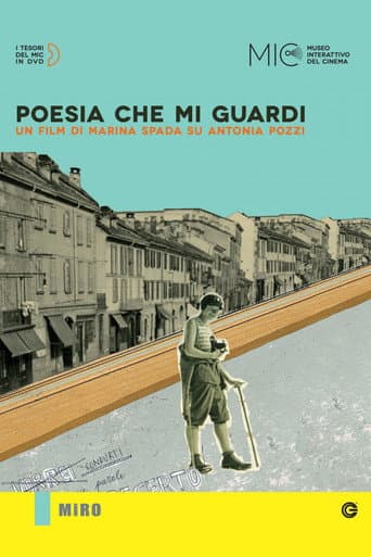 Poesia che mi guardi poster
