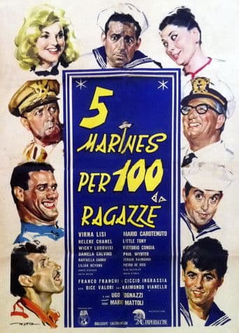 5 Marines for 100 Girls poster