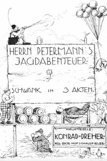 Herrn Petermanns Jagdabenteuer poster