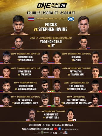 ONE Friday Fights 70: Focus vs. Irvine poster