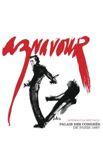 aznavour palais des congres de paris 1987 poster