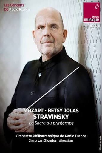 Jaap van Zweden dirige Mozart, Stravinsky et Betsy Jolas poster
