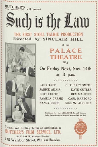 Such Is the Law poster