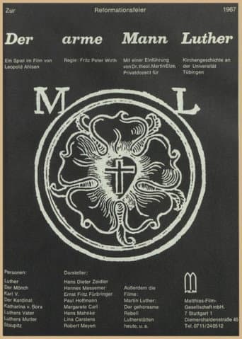 Der arme Mann Luther poster