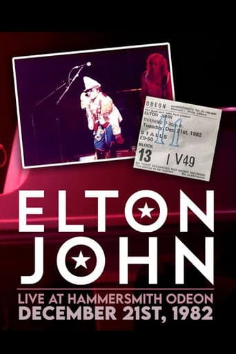 Elton John Live at Hammersmith Odeon poster