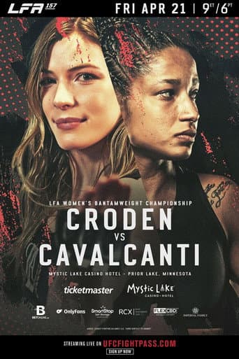 LFA 157: Croden vs. Cavalcanti poster