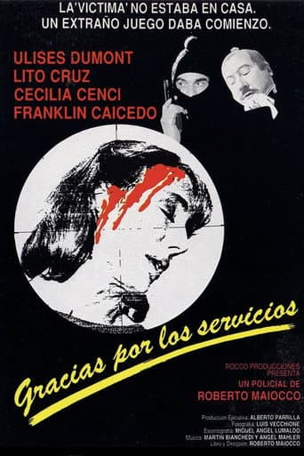 Gracias por los servicios poster