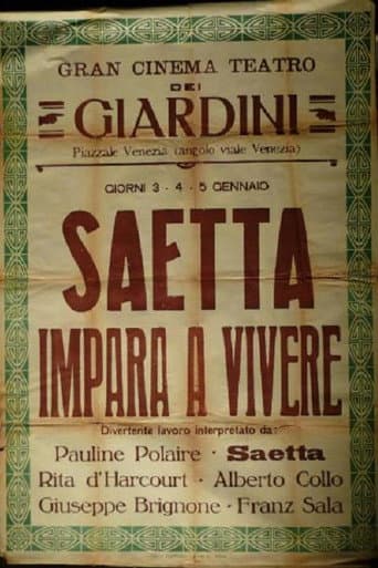 Saetta impara a vivere poster