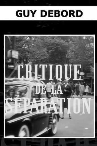 Critique of Separation poster
