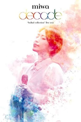 miwa "ballad collection" live 2021~decade~ poster