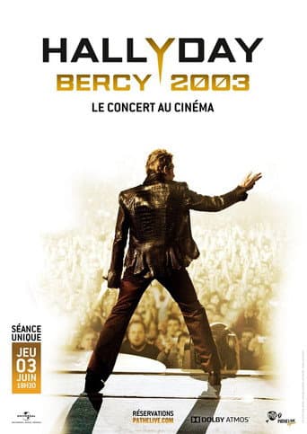 Hallyday Bercy 2003 poster