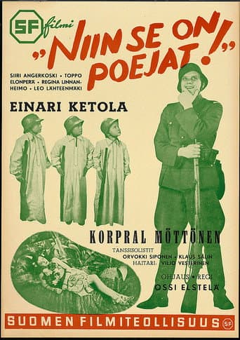 Niin se on, poijaat! poster