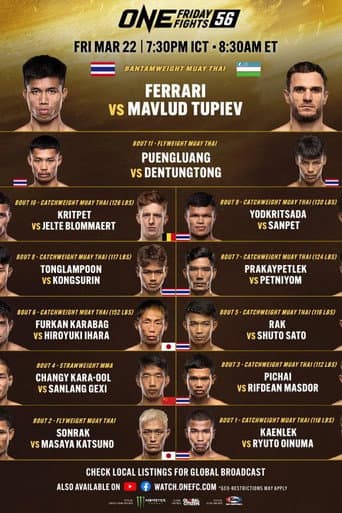 ONE Friday Fights 56: Ferrari vs. Tupiev poster