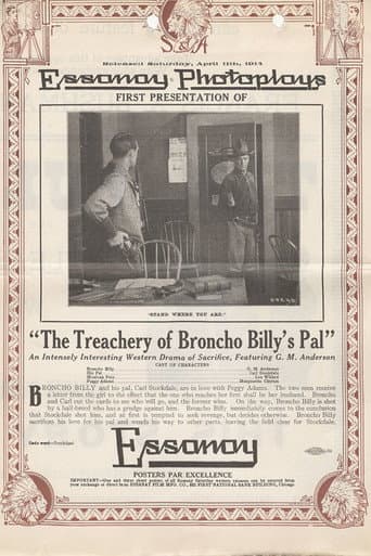 The Treachery of Broncho Billy's Pal poster